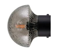 Globen Lighting Plafón Fungo Ø16 cm Ahumado-negro