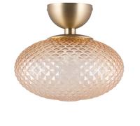 Globen Lighting Plafón Jackson Ø28 cm Amber