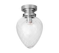 Globen Lighting Plafón Juni IP44 Acero antiguo-claro