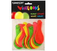 Globo 100% latex biodeg fluor 15
