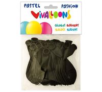 Globo 100% latex biodeg neg 20ud