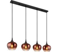 Globo Lighting Maxy lámpara colgante 4x40 W negro 15548-4HG