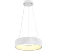 Globo Lighting Kemp lámpara colgante 1x45 W blanco 15924W