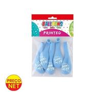 Globo Azul Celeste Pack 10