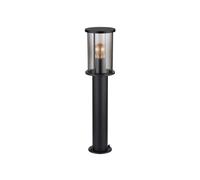 Globo Bolardo luminoso Gracey, altura 60 cm, negra, acero inoxidable, IP54