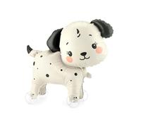 PartyDeco Globo de aluminio Perro sobre ruedas 70 x 59 cm para llenar con aire
