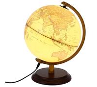 Globo de Escritorio Antiguo con Luz Usb, Material Didáctico Inglés