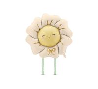 PartyDeco Globo de helio Airwalker 80 x 80 cm beige claro para fiesta infantil con patas y paja