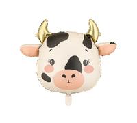 PartyDeco Globo de vaca 57 x 47 cm plástico para aire o helio