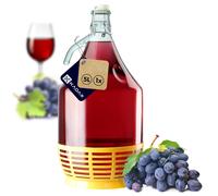 Globo de vino KADAX, globo de vidrio para vino, barril de vino de vidrio
