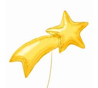 Globo Foil L 103 x 48 cm Estrella Fugaz Oro