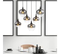 Globo Lighting Maxy lámpara colgante 6x40 W negro 15548-6H
