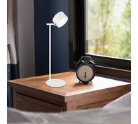 Globo Lámpara de mesa LED recargable Jorje CCT 4 en 1 blanca