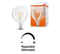 GLOBO LED 125mm FIL. CLARO 11w 840 E-27 DIM OSRAM ADoceVoltios