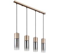 Globo Lighting Annika lámpara colgante 4x25 W humado-oro 21000-4HCA