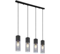 Globo Lighting Annika lámpara colgante 4x25 W negro-humado 21000-4HB