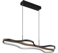 Globo Lighting Bezzy lámpara colgante 1x30 W negro-madera 67181H