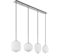 Globo Lighting Blacky I lámpara colgante 4x40 W blanco-níquel 15345-4NO