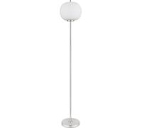 Globo Lighting Blacky I lámpara de pie 1x60 W blanco-níquel 15345SNO