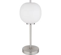 Globo Lighting Blacky I lámpara de sobremesa 1x40 W blanco-níquel 15345TNO