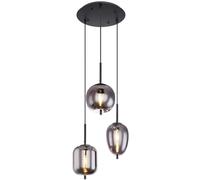Globo Lighting Blacky lámpara colgante 1x40 W negro-humado 15345-3