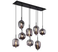 Globo Lighting Blacky lámpara colgante x40 W blanco-humado 15345-8