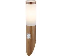 Globo Lighting Boston lámpara de pared para exteriores 1x23 W madera-ópalo 3157SW