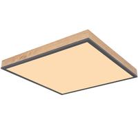 Globo Lighting Doro plafón 1x24 W blanco-madera-grafito 416080WD2