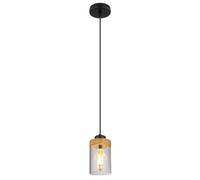 Globo Lighting Finca lámpara colgante 1x40 W negro-humado 15557H