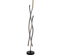 Globo Lighting Geronimo lámpara de pie 3x28 W negro-madera 67206SW