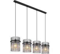 Globo Lighting Gorley lámpara colgante 4x60 W negro-humado 15698-4H