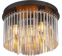 Globo Lighting Gorley lámpara de techo 5x40 W negro-ahumado 15698D