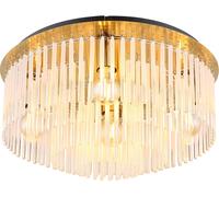 Globo Lighting Gorley lámpara de techo 5x60 W blanco-negro-oro 15698D1M