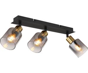 Globo Lighting Hollys lámpara de techo 3x40 W negro-oro 54310-3