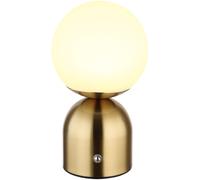 Globo Lighting Julsy lámpara de sobremesa 1x2.5 W blanco-latón 21006M