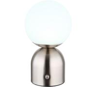 Globo Lighting Julsy lámpara de sobremesa 1x2.5 W blanco-níquel 21006N