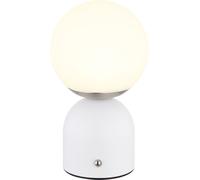 Globo Lighting Julsy lámpara de sobremesa 1x2.5 W blanco-níquel 21006W