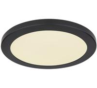 Globo Lighting Lasse plafón 1x24 W blanco-negro 12379-24B