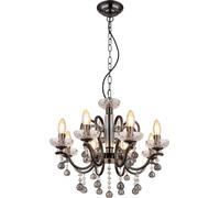 Globo Lighting | Luster Metall, color y cromo, 8 bombillas E14