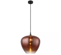 Globo Lighting Maxy lámpara colgante 1x60 W negro 15548H2G