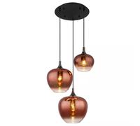 Globo Lighting Maxy lámpara colgante 3x40 W negro 15548-3HG