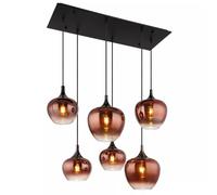 Globo Lighting Maxy lámpara colgante 6x40 W negro 15548-6HG
