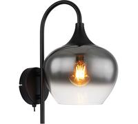 Globo Lighting Maxy lámpara de pared 1x40 W negro-ahumado 15548W