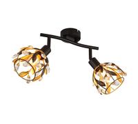 Globo Lighting Mika lámpara de techo 2x25 W negro 15759-2