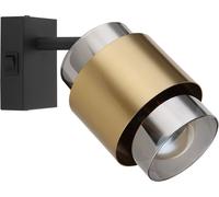 Globo Lighting Milley lámpara de pared 1x40 W negro-latón-ahumado 15560-1
