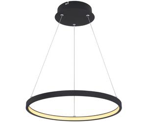 Globo Lighting Ralph lámpara colgante 1x19 W negro-ópalo 67192-19B