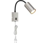 Globo Lighting Robby lámpara de pared 1x25 W negro-níquel 57911W