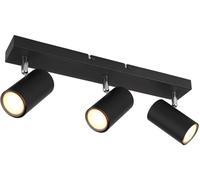 Globo Lighting Robby lámpara de techo 3x35 W negro-cromo 57911-3B