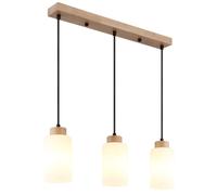 Globo Lighting Rowena lámpara colgante 3x60 W blanco-marrón 15977-3H