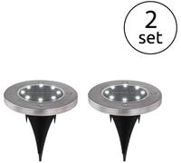 Globo Lighting Solar lámpara de suelo 1x0.1 W acero 33414